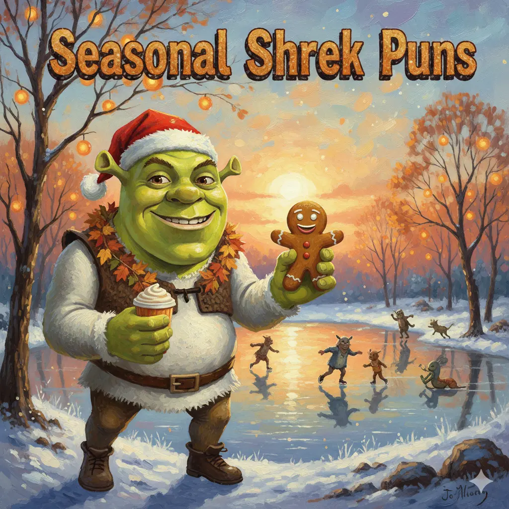Seasonal Shrek Puns