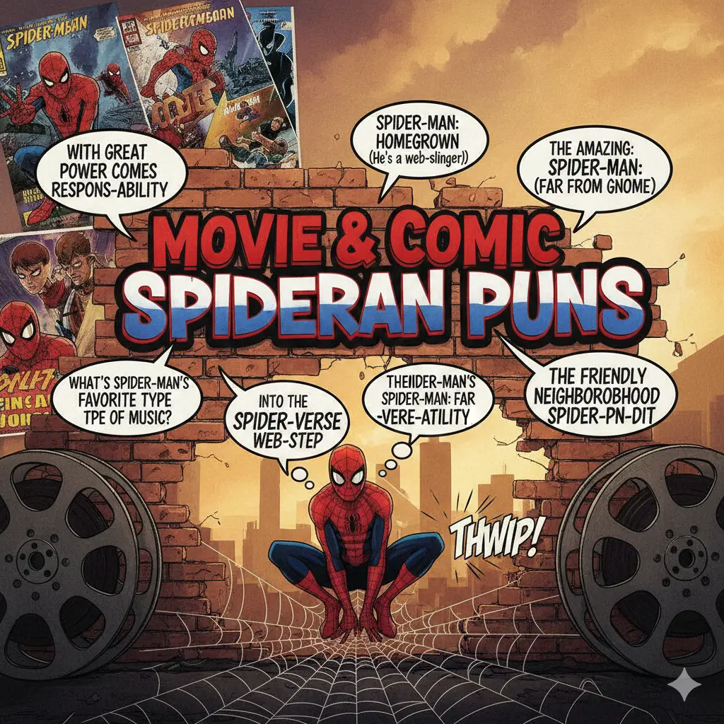 Movie & Comic Spiderman Puns