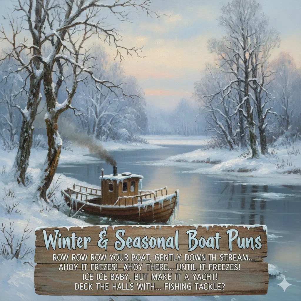 Winter & Seasonal Boat Puns