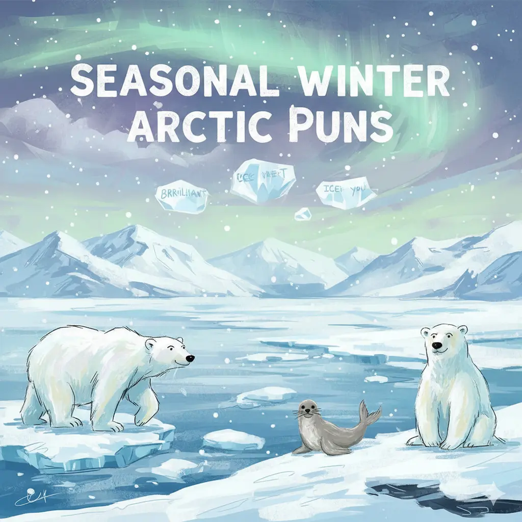 Seasonal Winter Arctic Puns 