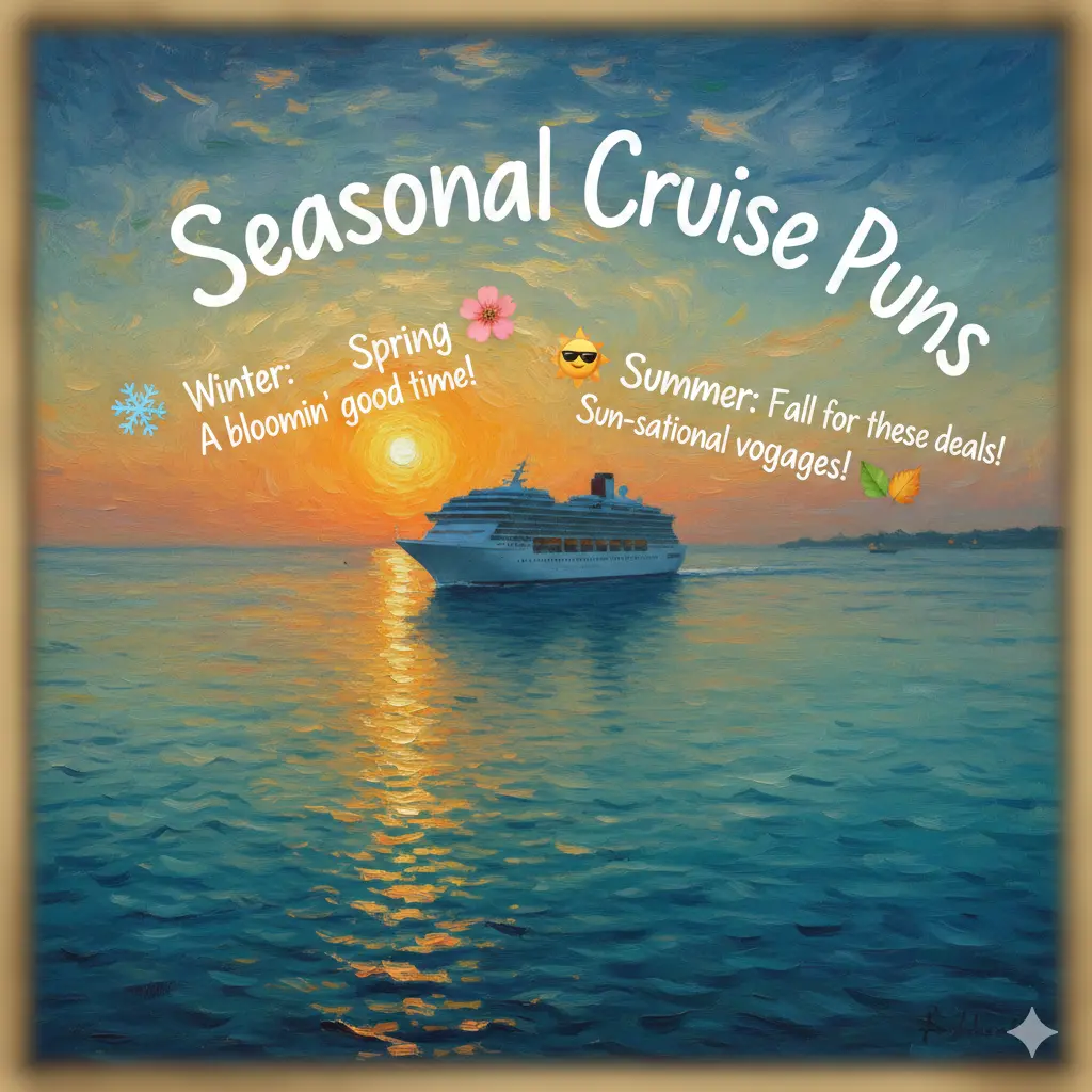 Seasonal Cruise Puns