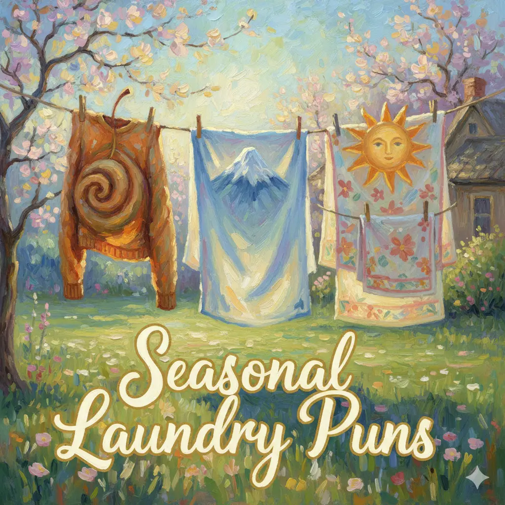  Seasonal Laundry Puns 