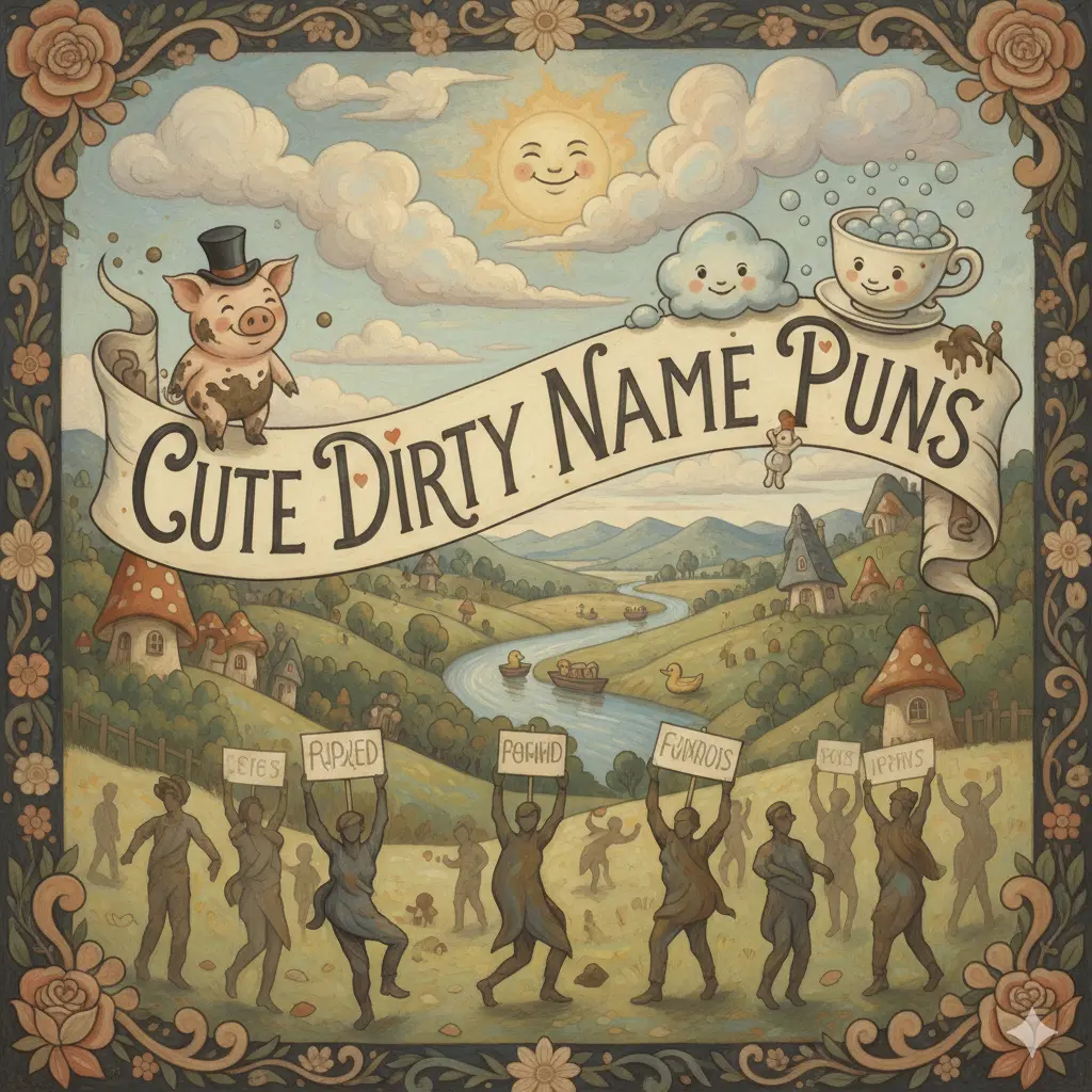 Cute Dirty Name Puns