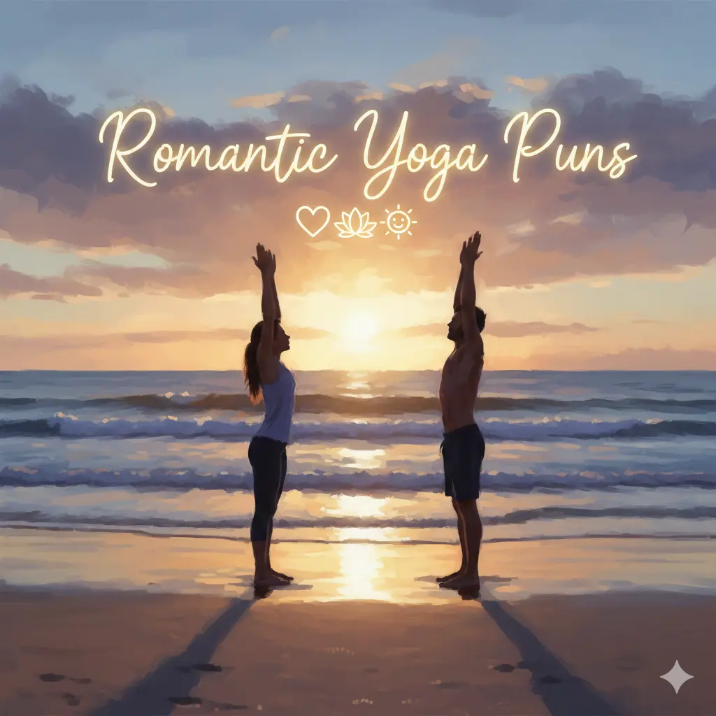 Romantic Yoga Puns
