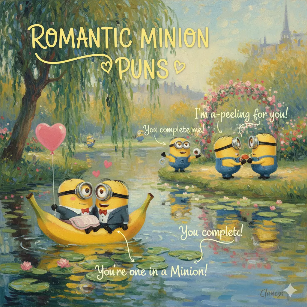 Romantic Minion Puns 