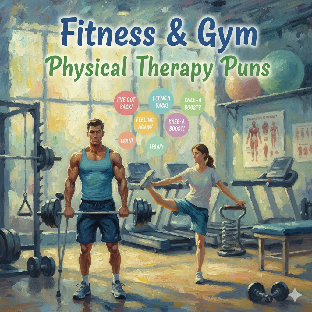  Fitness & Gym Physical Therapy Puns 