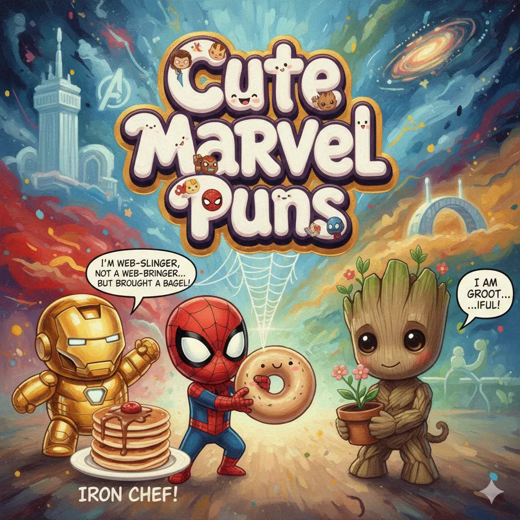 Cute Marvel Puns