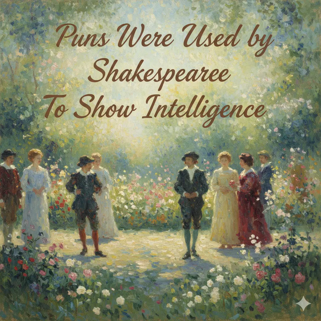 Puns Were Used by Shakespeare To Show Intelligence