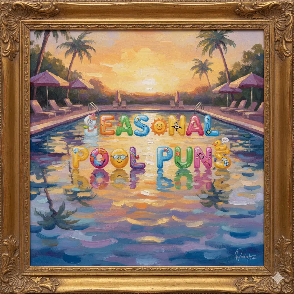 Seasonal Pool Puns