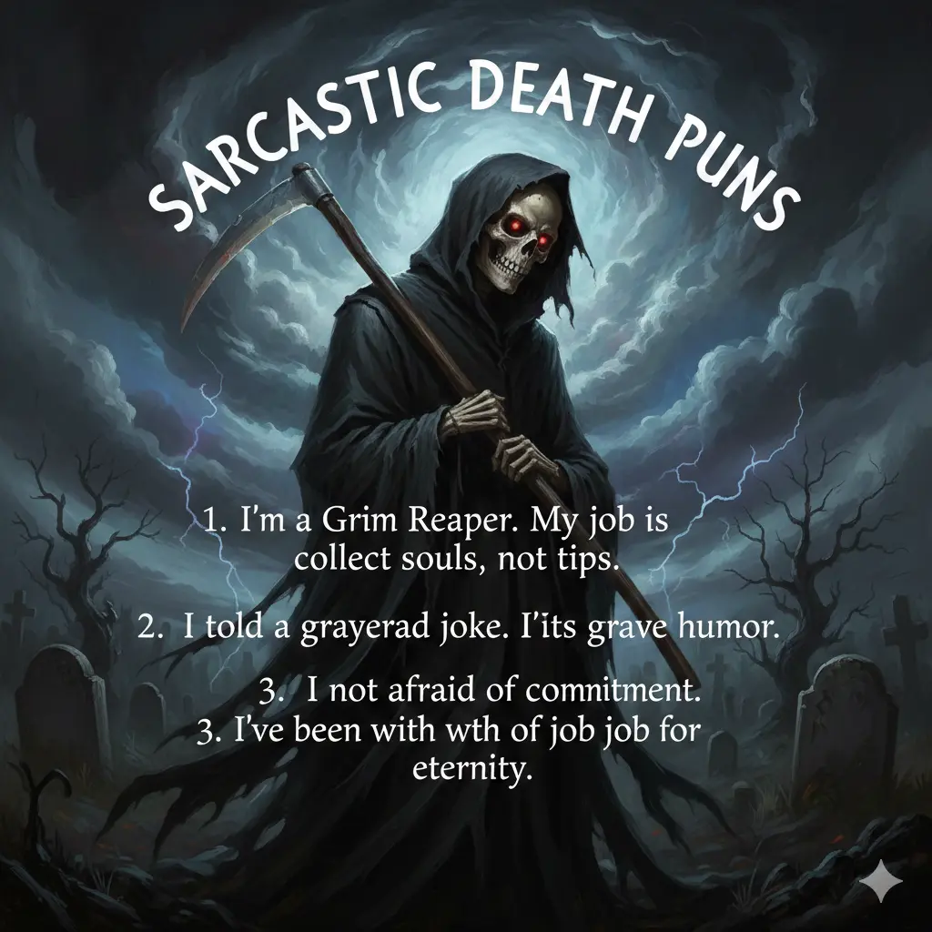 Sarcastic Death Puns