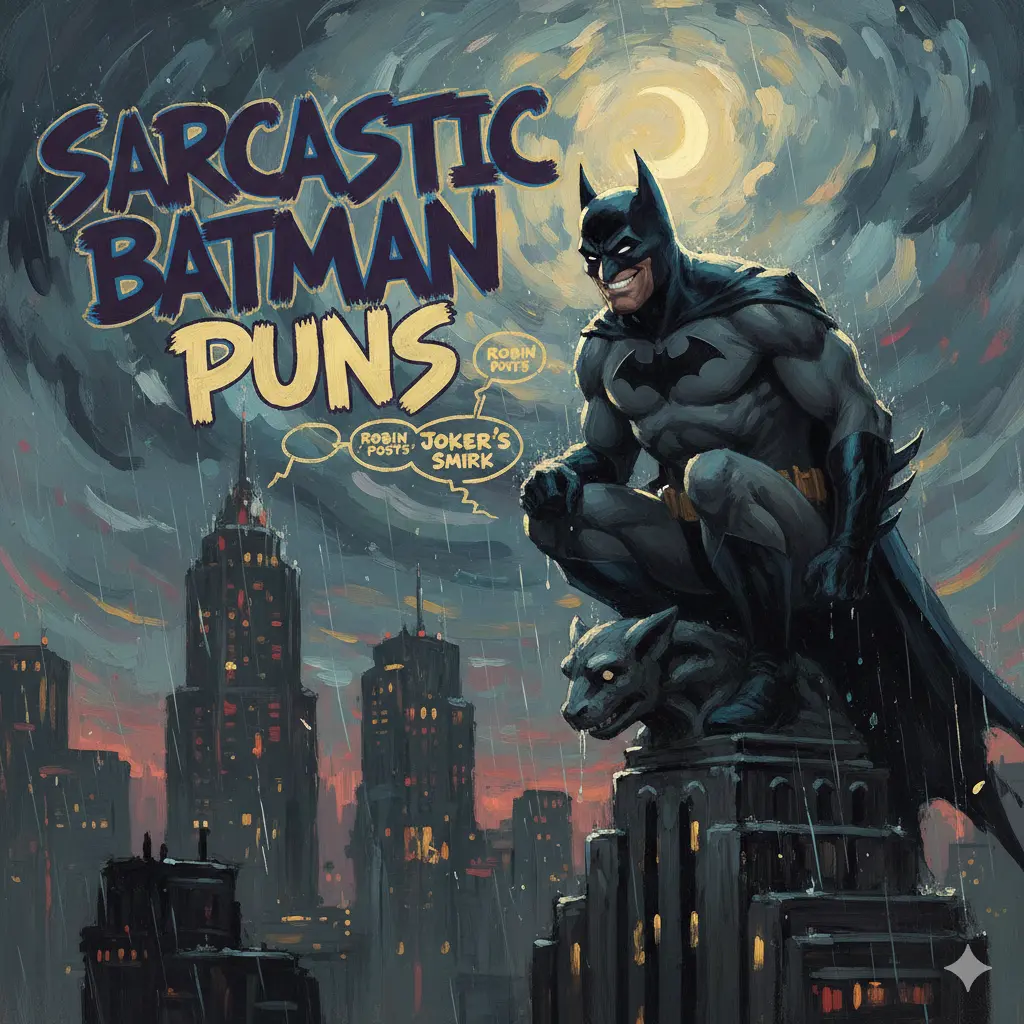 Sarcastic Batman Puns