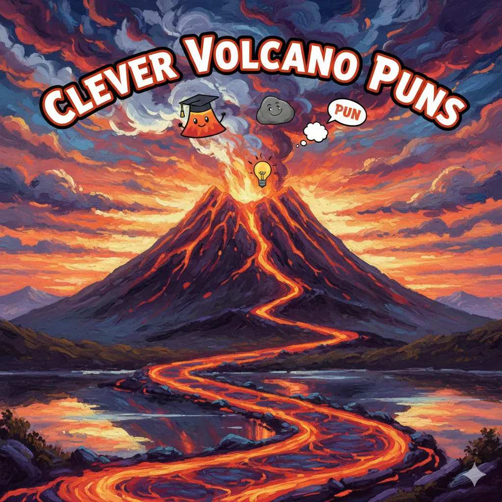  Clever Volcano Puns