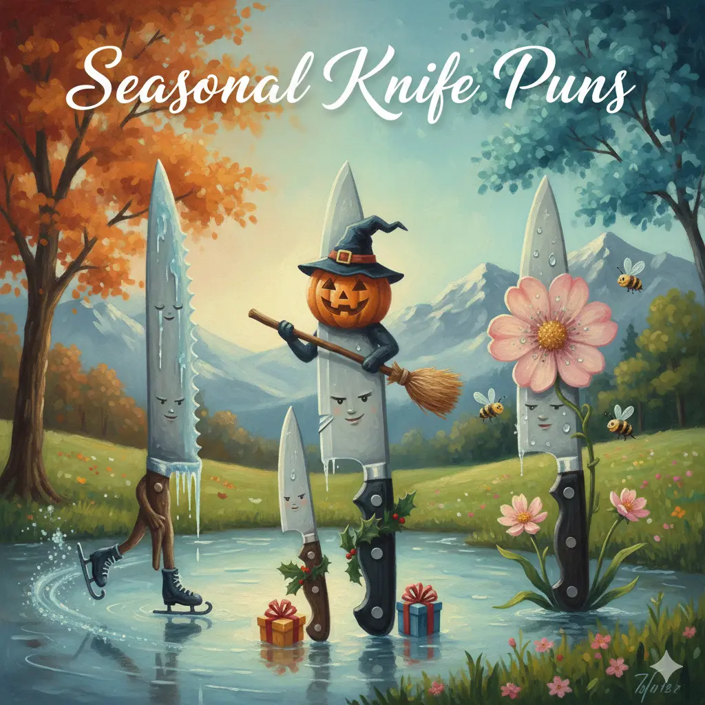 Seasonal Knife Puns