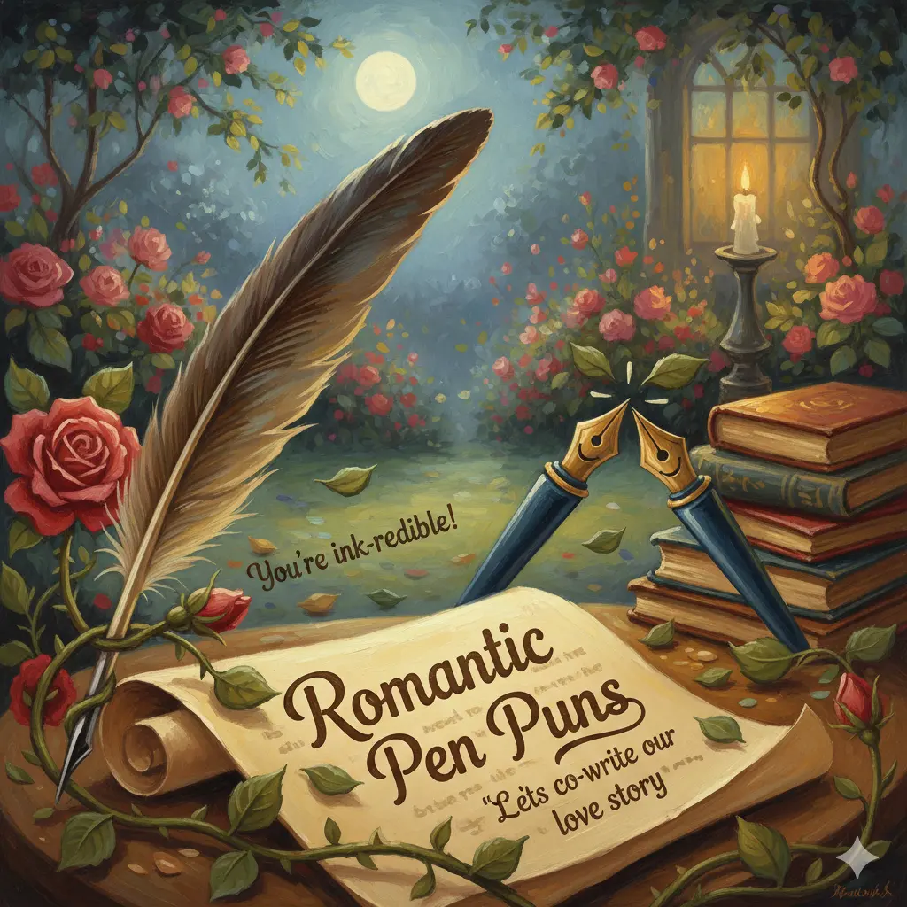 Romantic Pen Puns