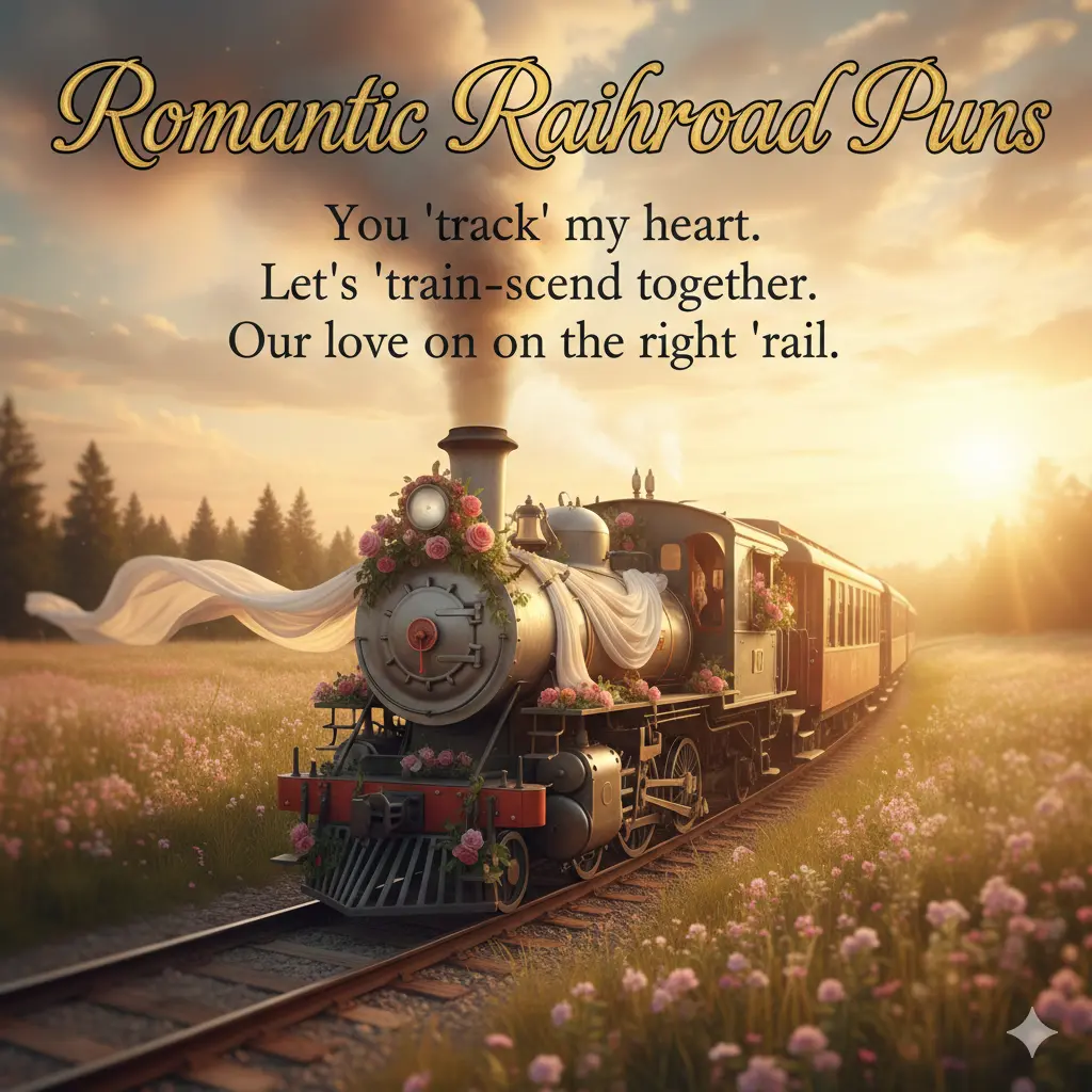 Romantic Railroad Puns