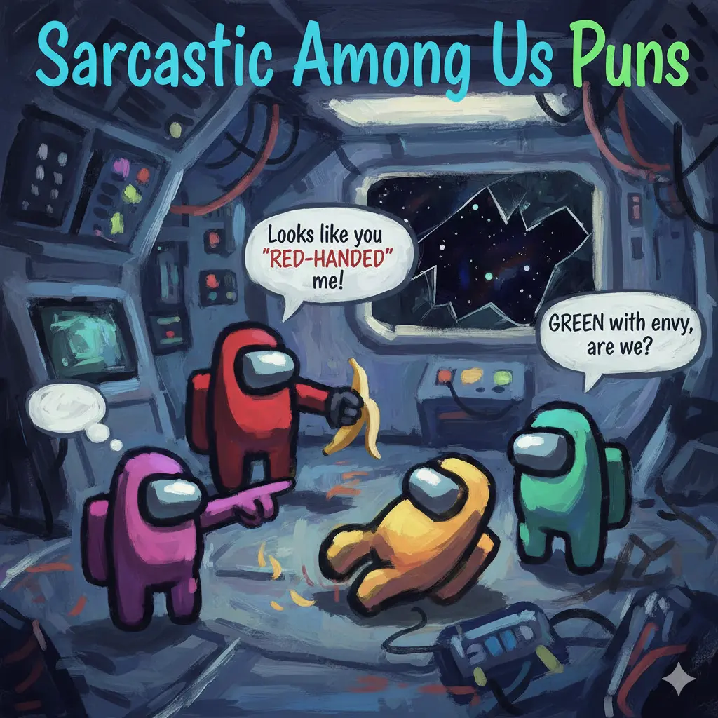 Sarcastic Among Us Puns