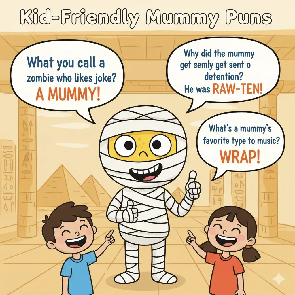 Kid-Friendly Mummy Puns