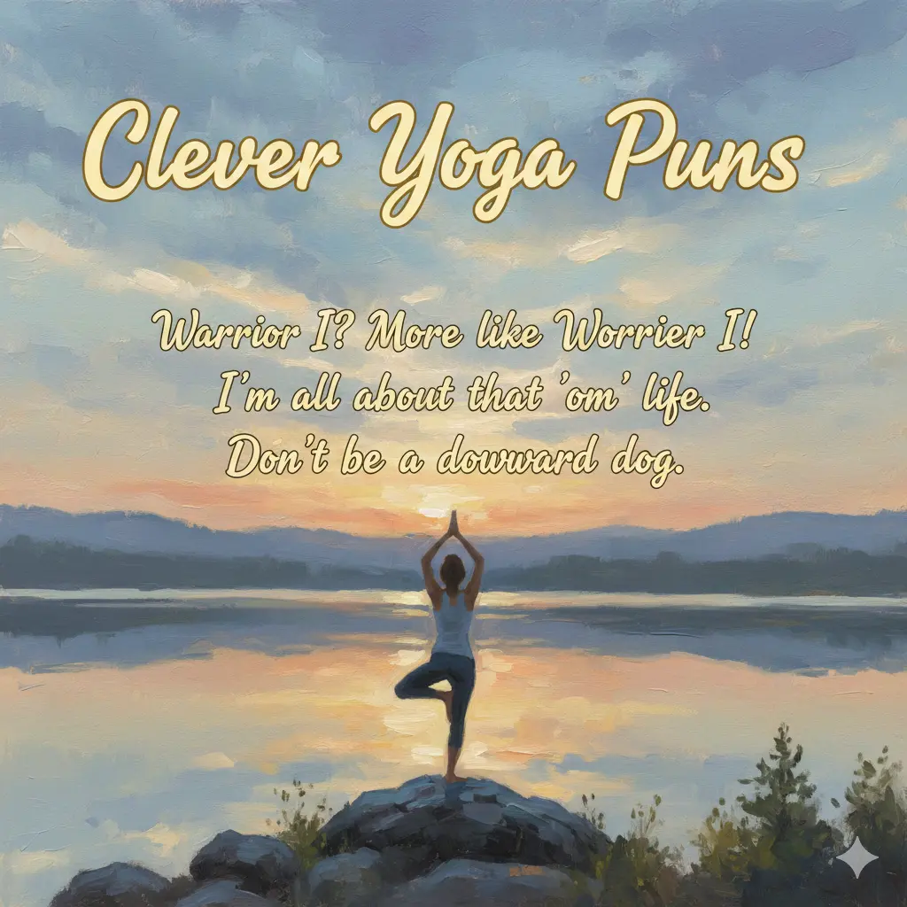  Clever Yoga Puns 