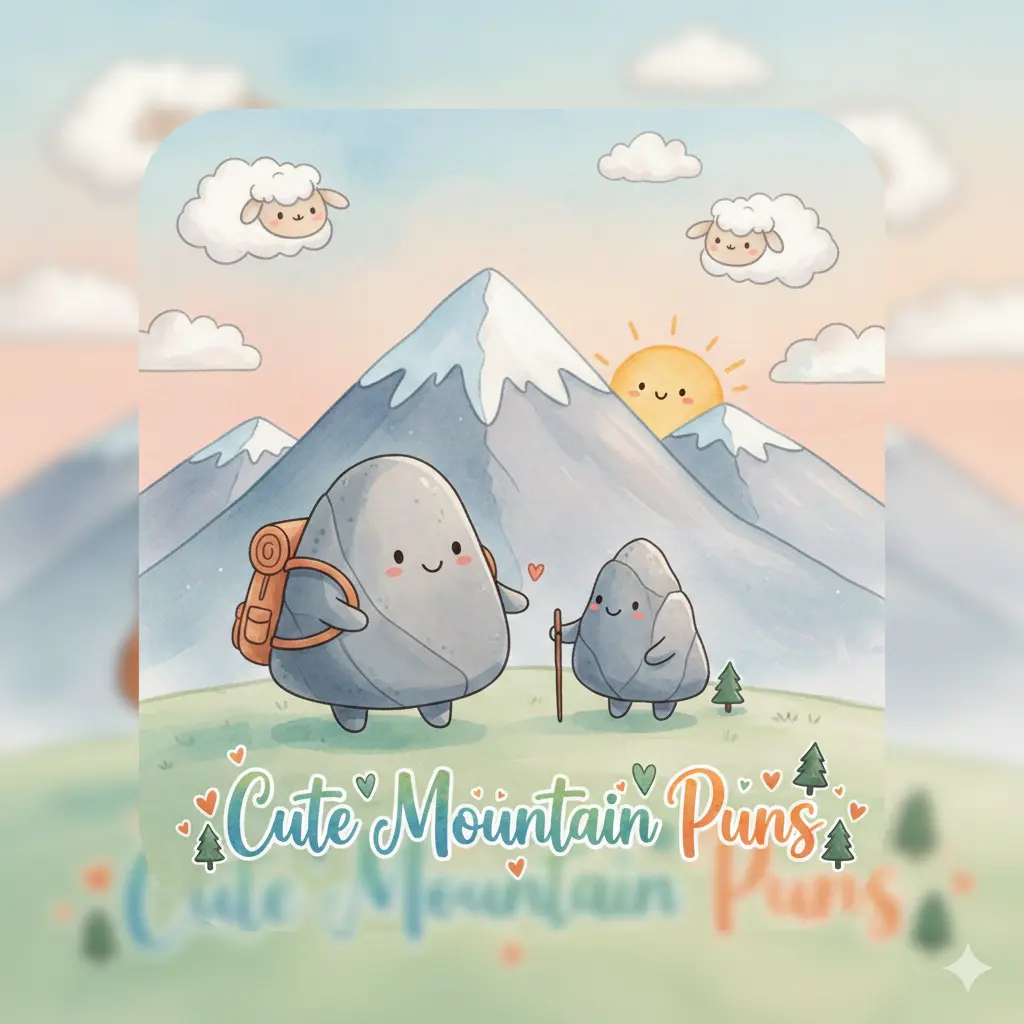 Cute Mountain Puns