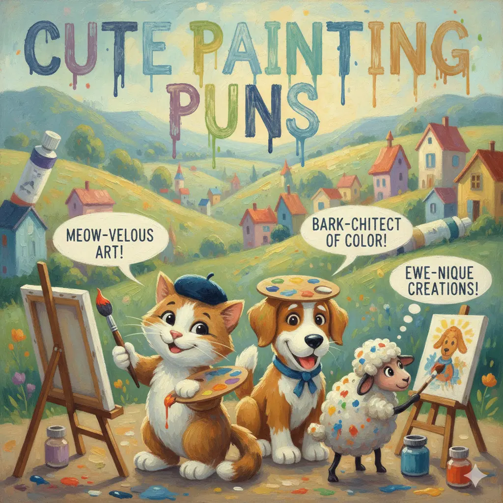 Cute Painting Puns