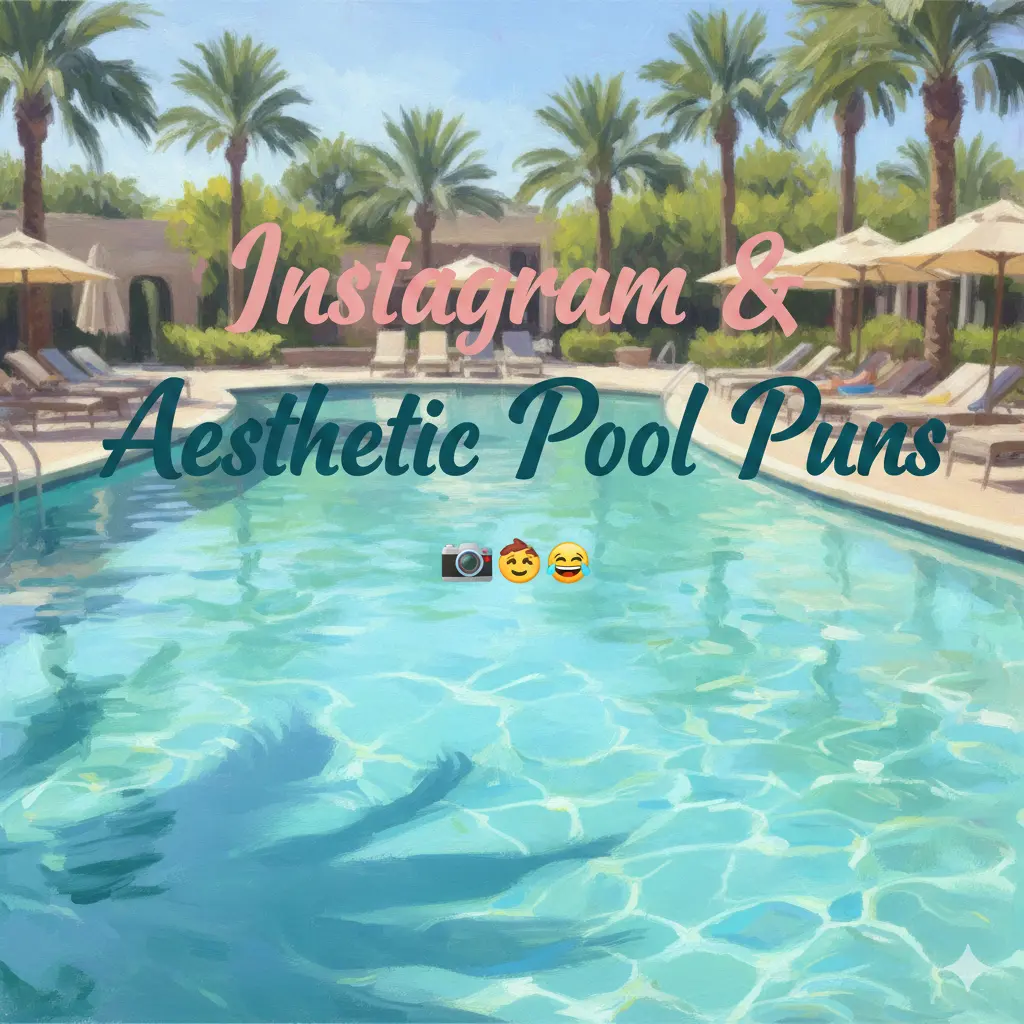Instagram & Aesthetic Pool Puns
