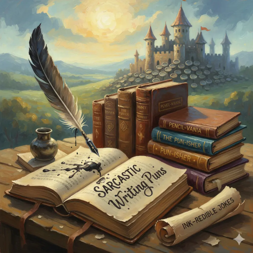 Sarcastic Writing Puns