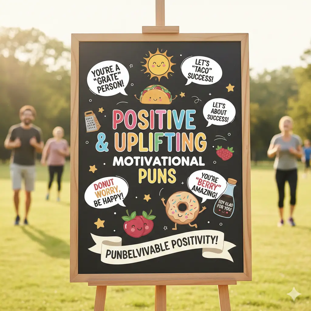 Positive & Uplifting Motivational Puns
