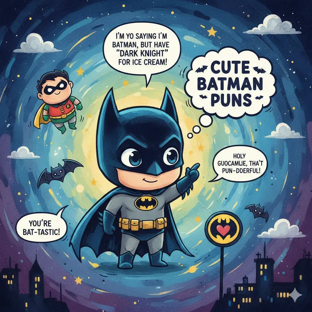 Cute Batman Puns
