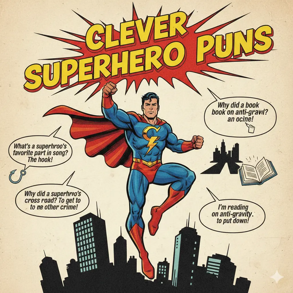 Clever Superhero Puns