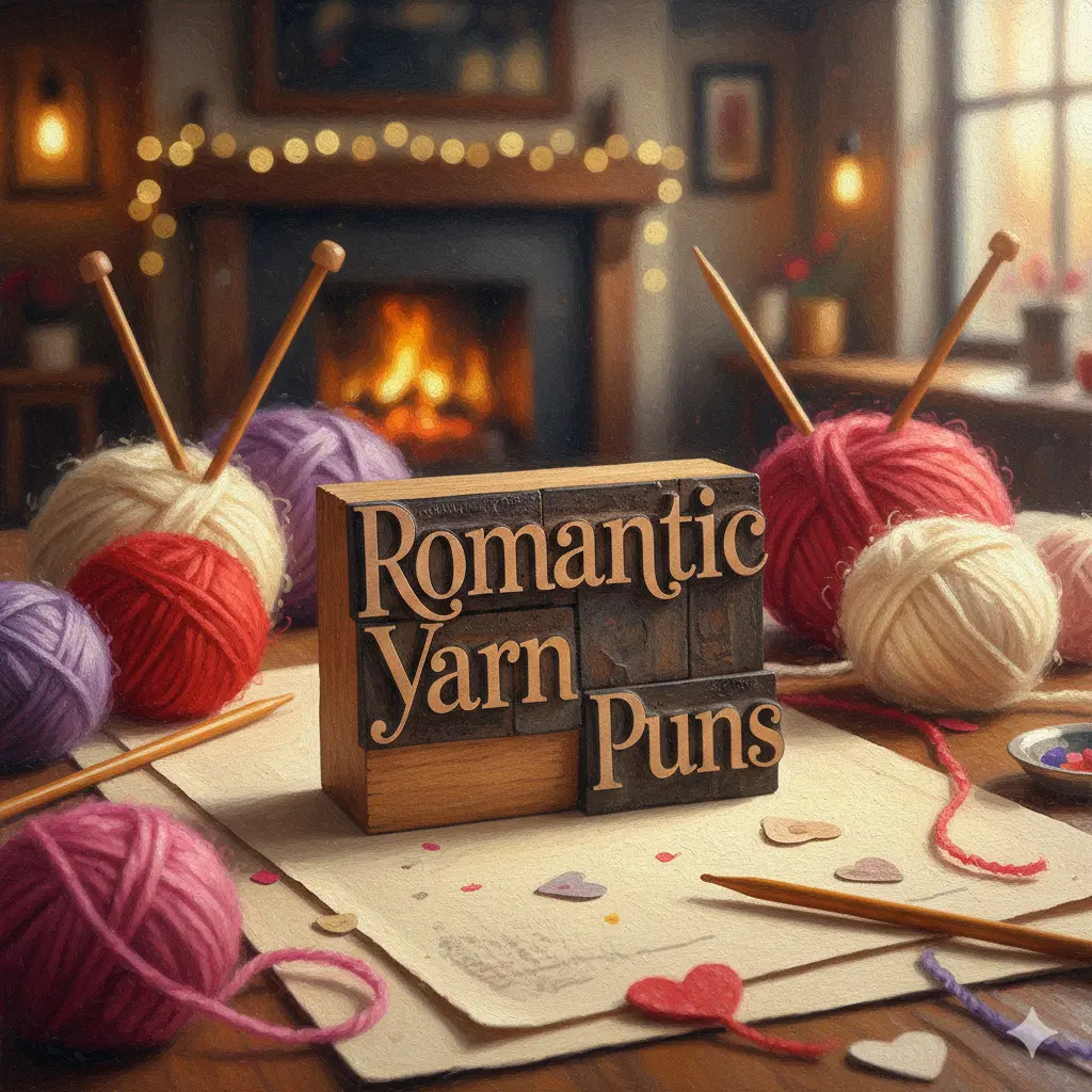 Romantic Yarn Puns