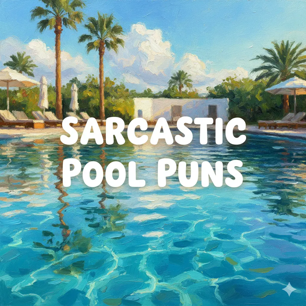 Sarcastic Pool Puns
