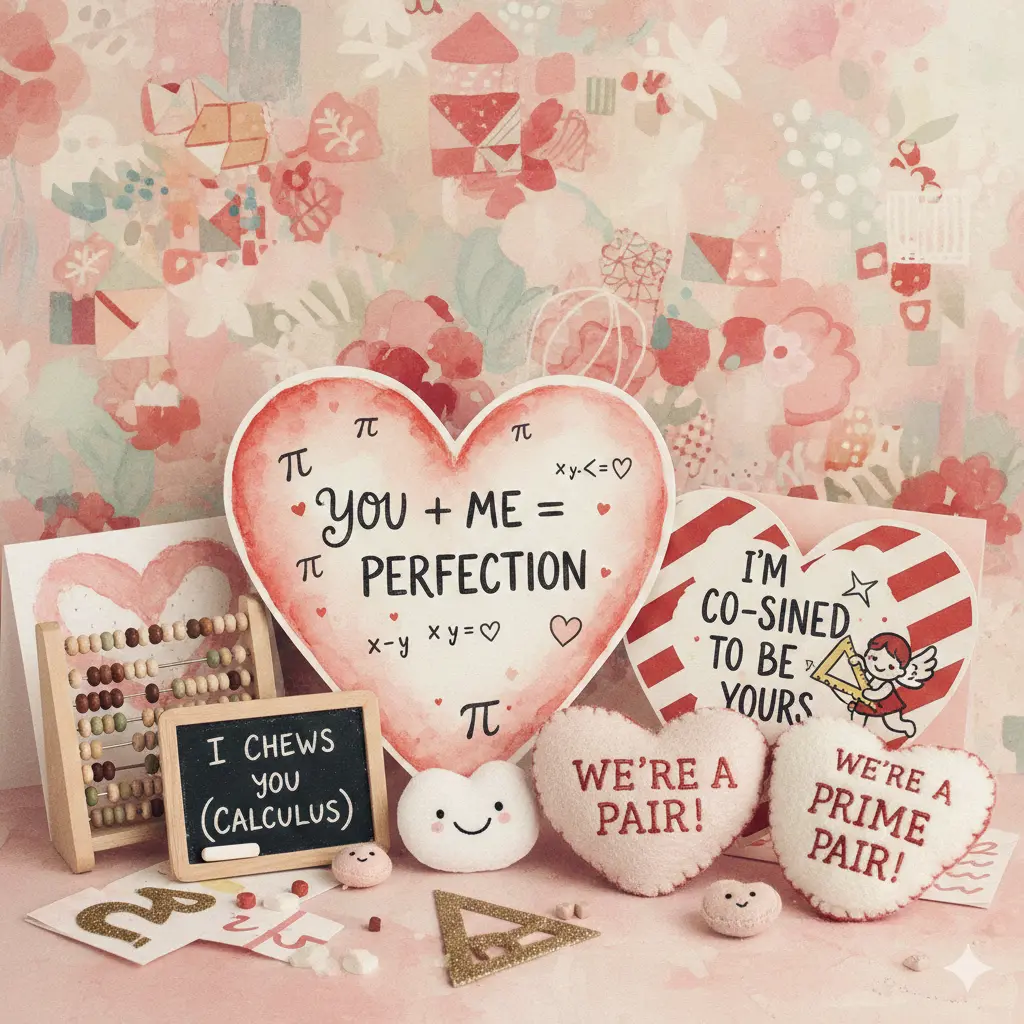 Cute Math Valentines Puns
