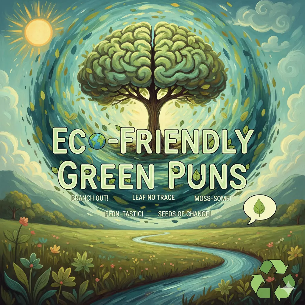 Eco-Friendly Green Puns 