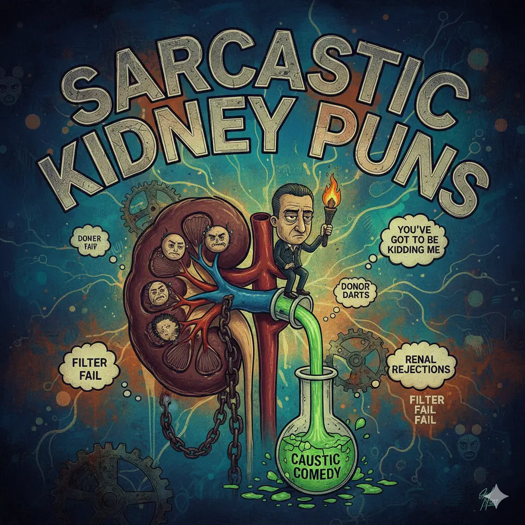 Sarcastic Kidney Puns