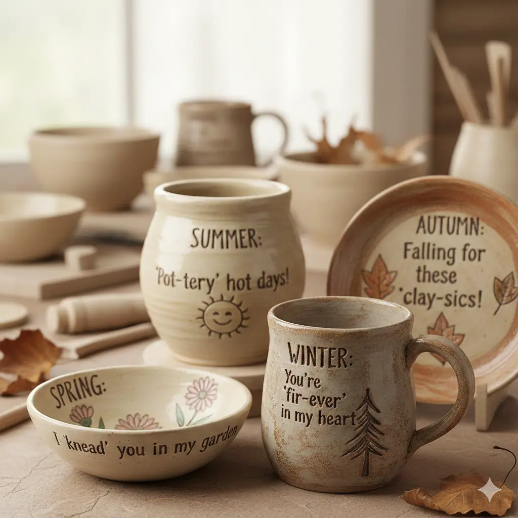 Seasonal Pottery Puns