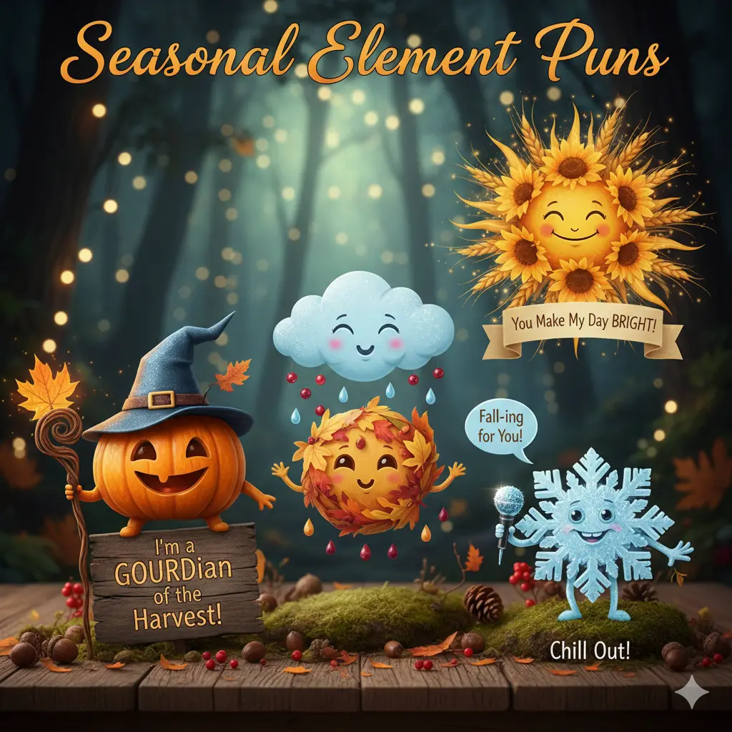 Seasonal Element Puns