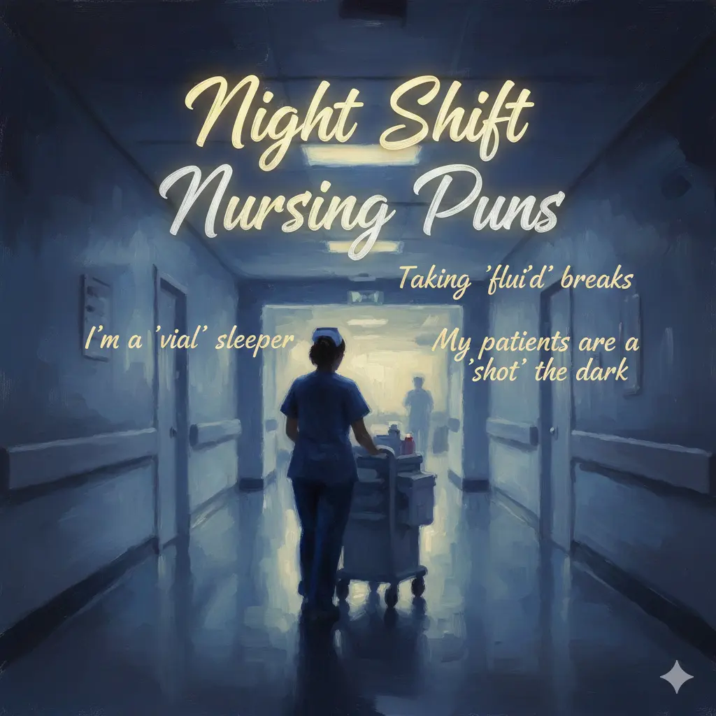 Night Shift Nursing Puns 