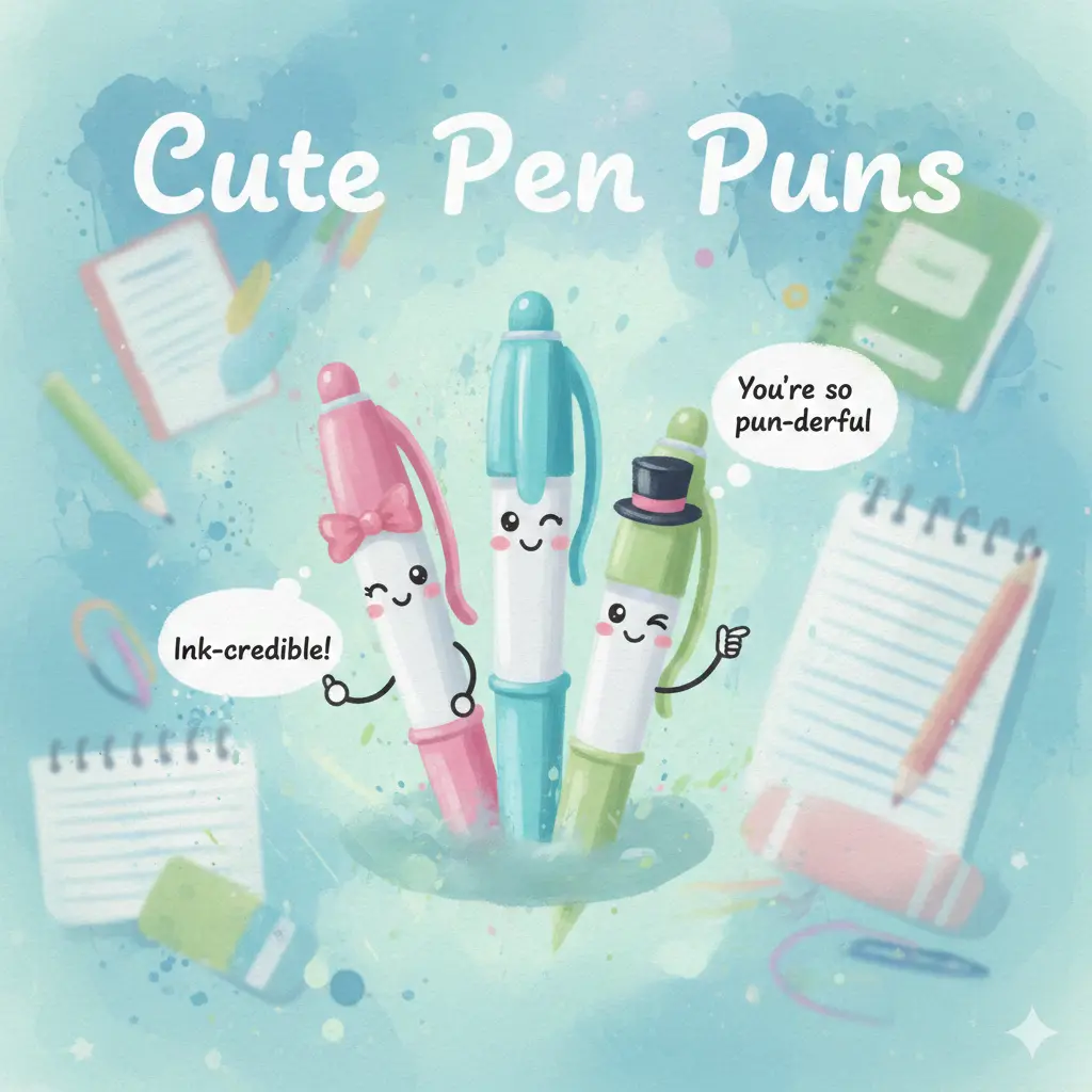 Cute Pen Puns