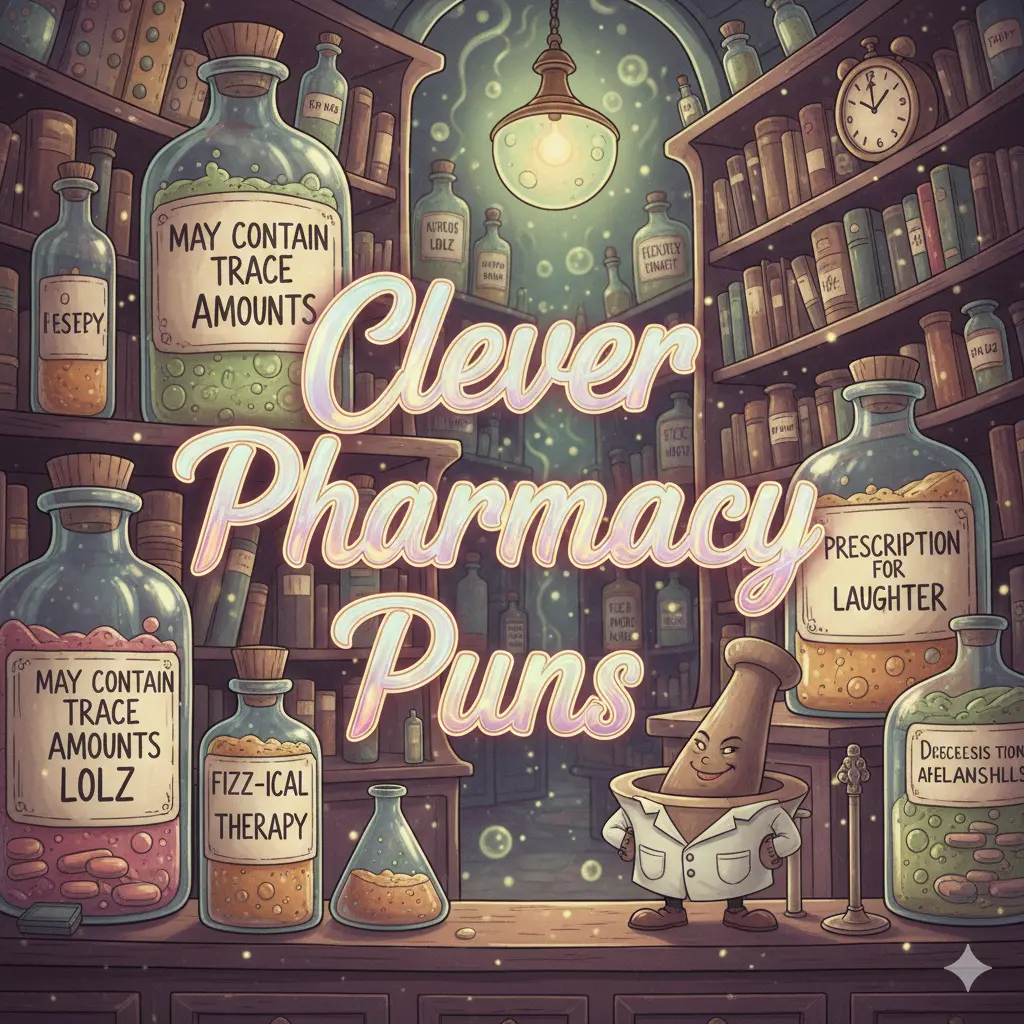 Clever Pharmacy Puns