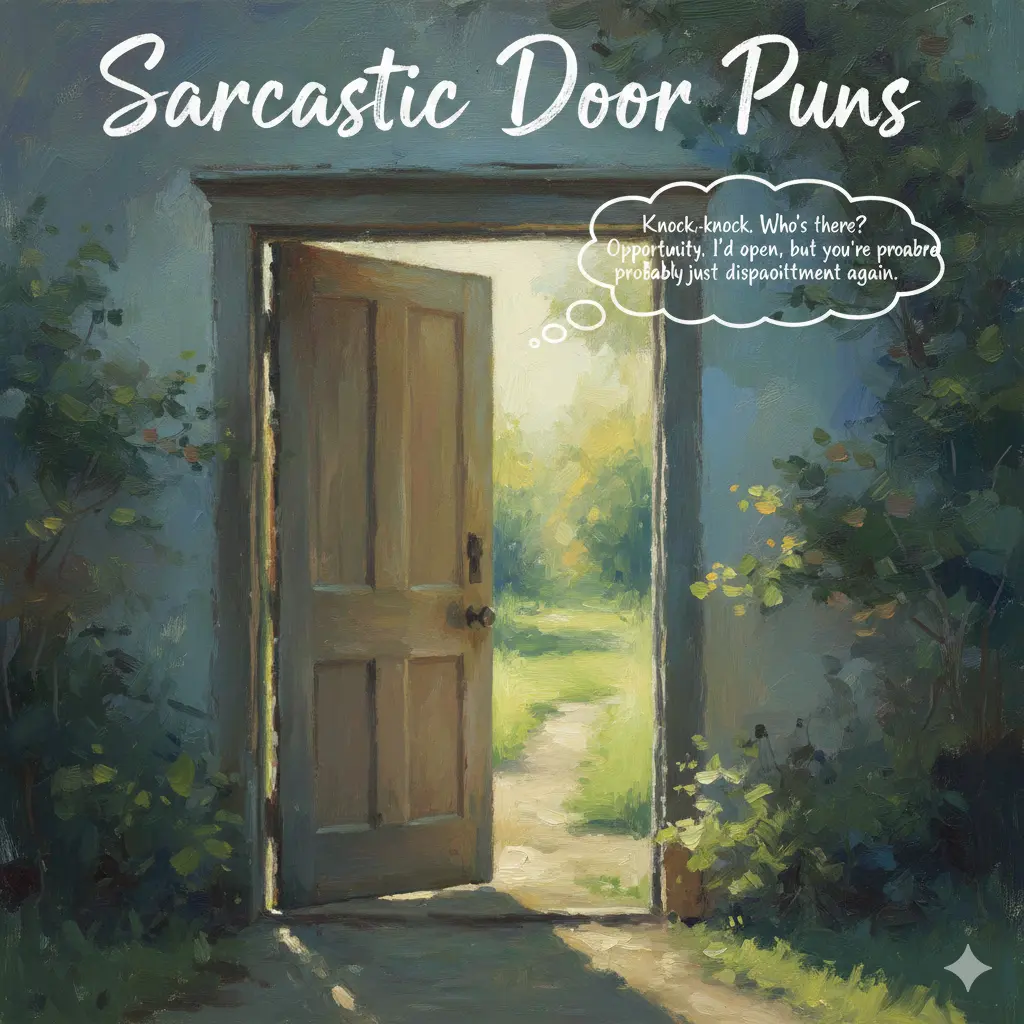 Sarcastic Door Puns