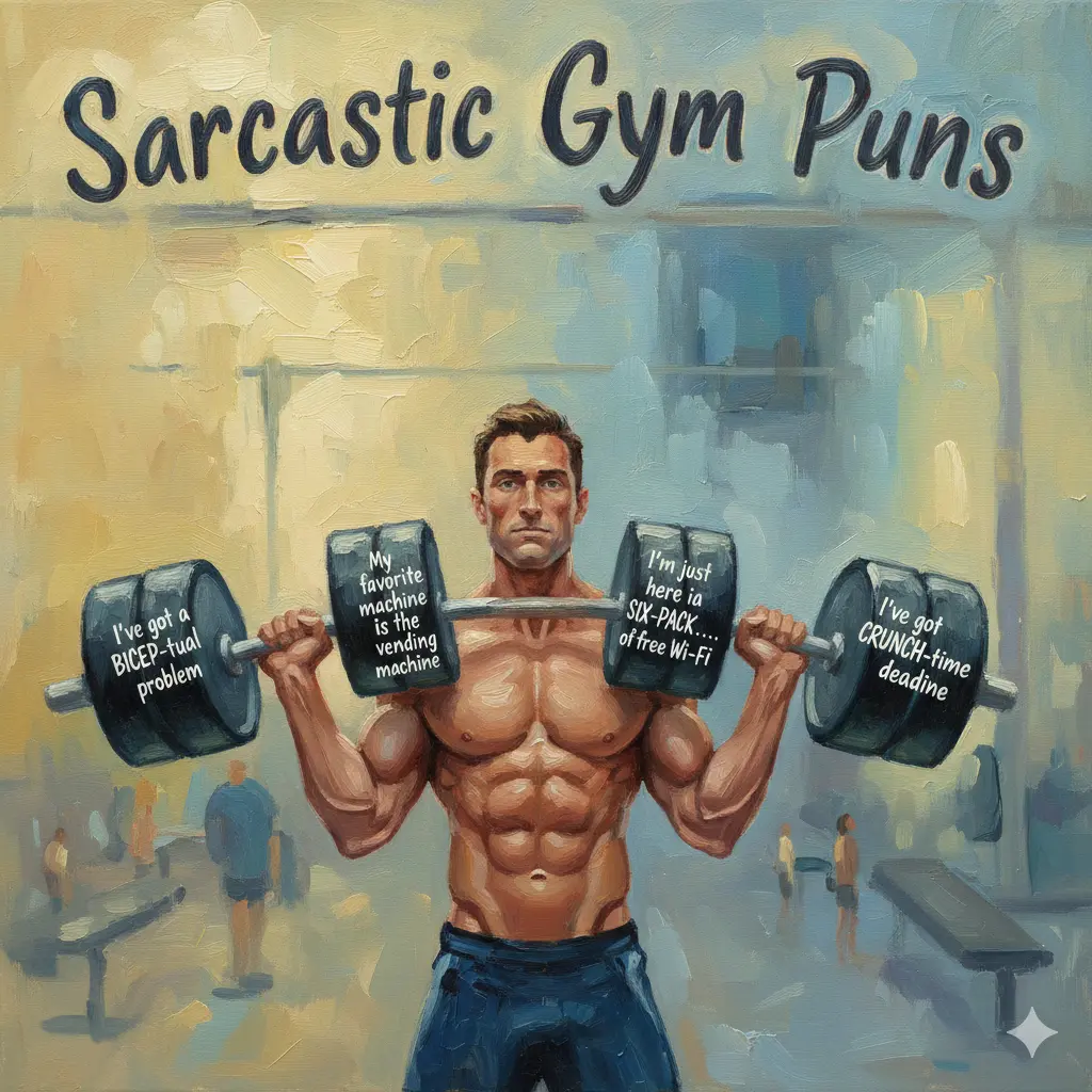 Sarcastic Gym Puns