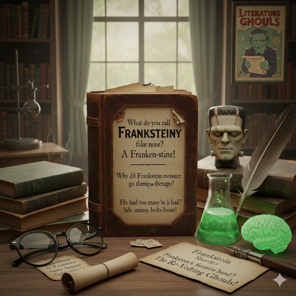 Nerdy & Literature Frankenstein Puns