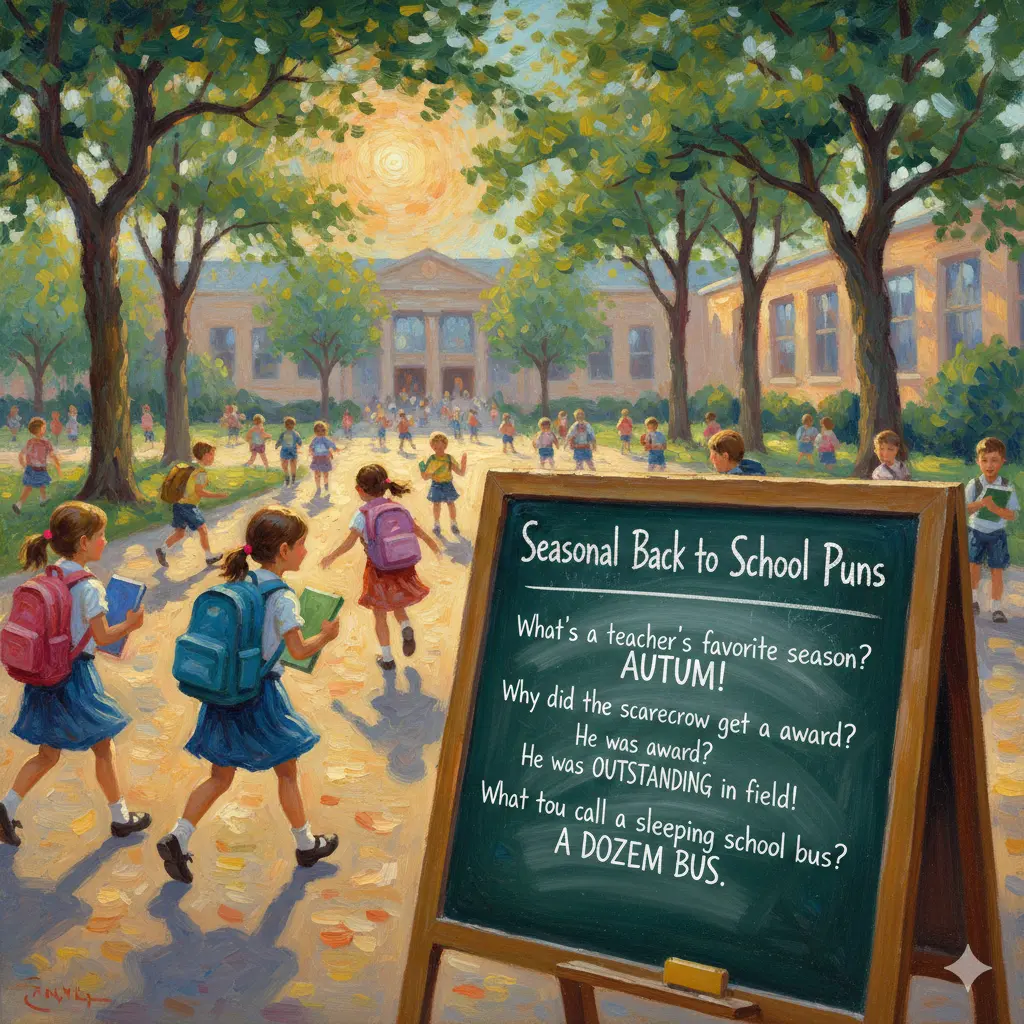 Seasonal Back to School Puns