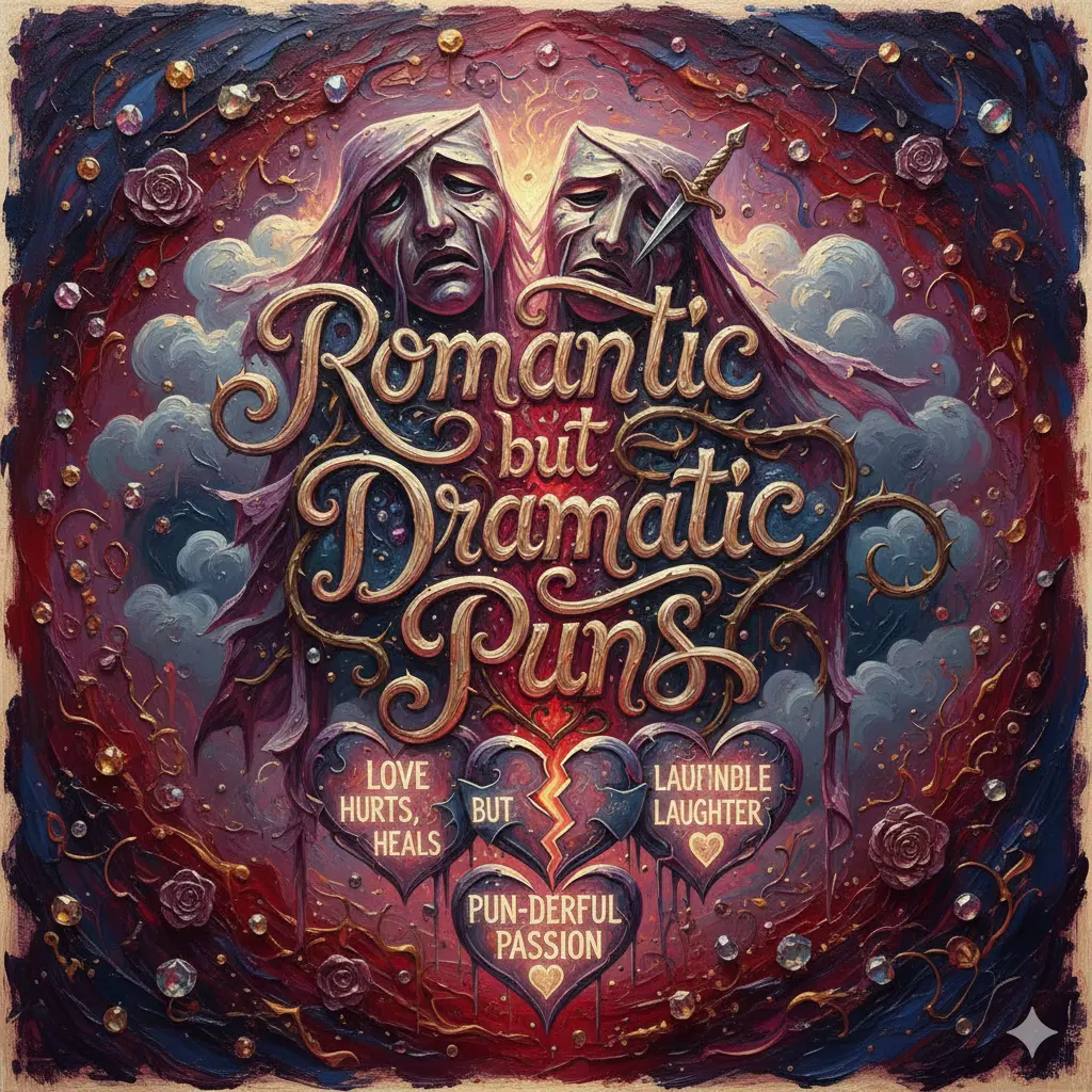 Romantic but Dramatic Puns