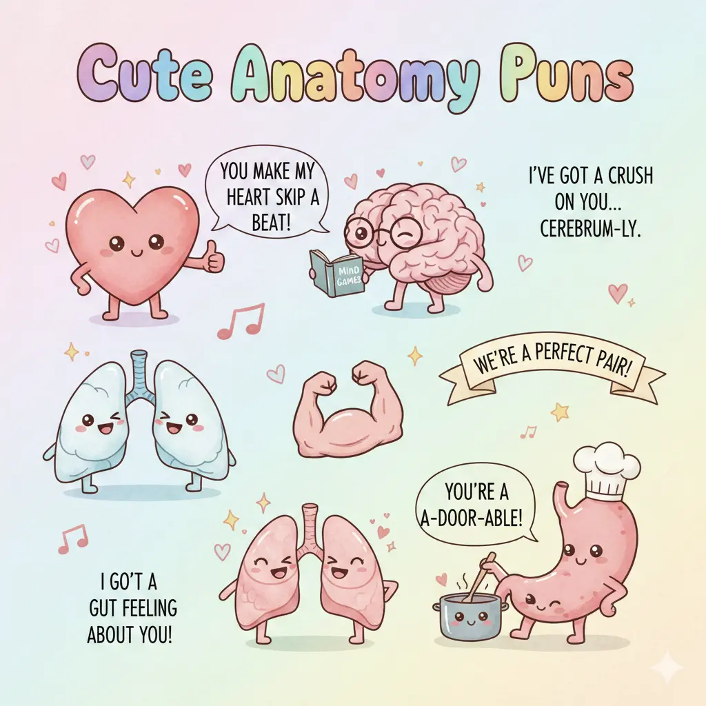 Cute Anatomy Puns
