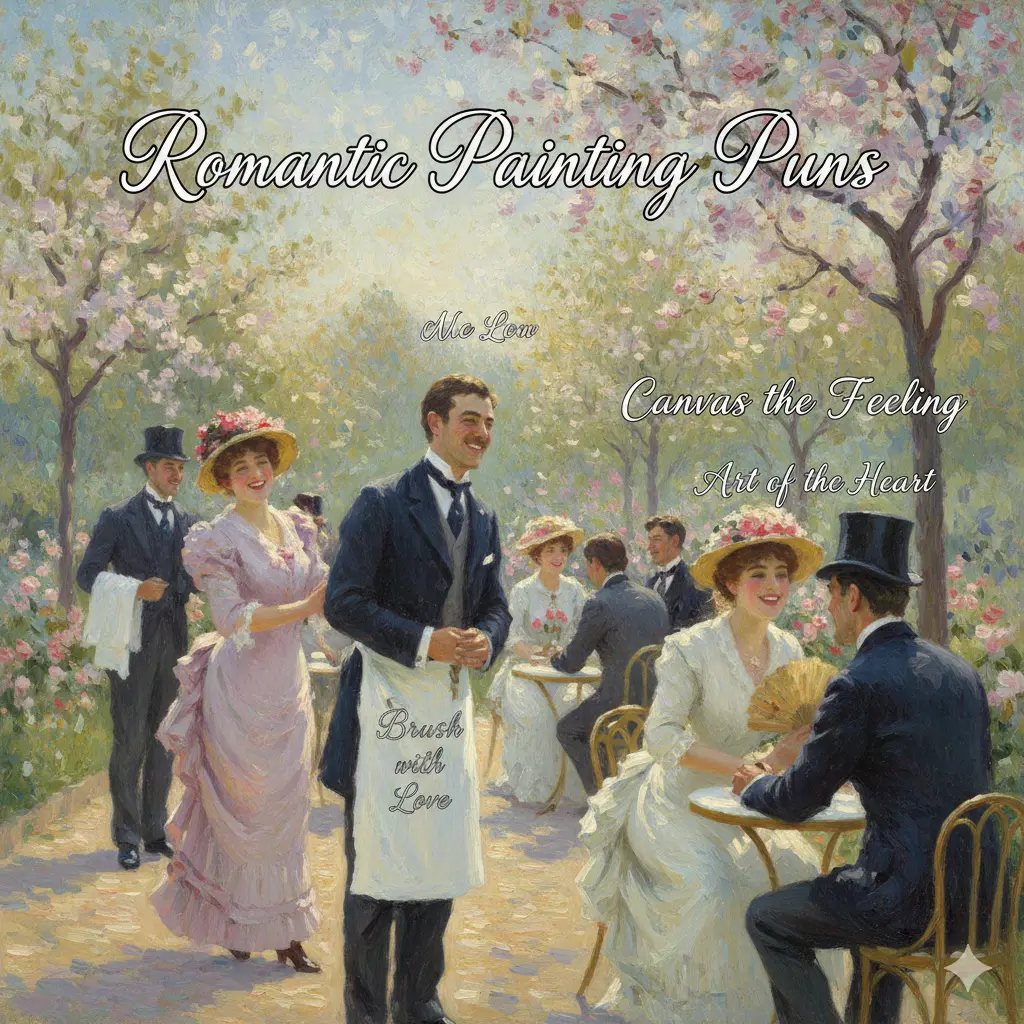 Romantic Painting Puns 