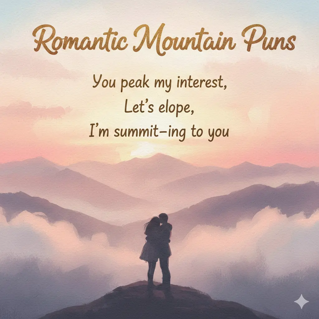 Romantic Mountain Puns