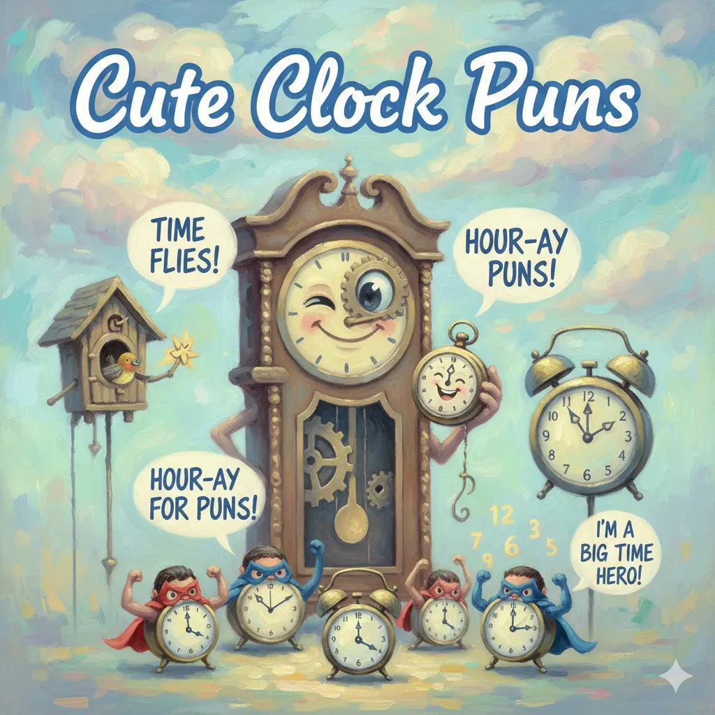  Cute Clock Puns