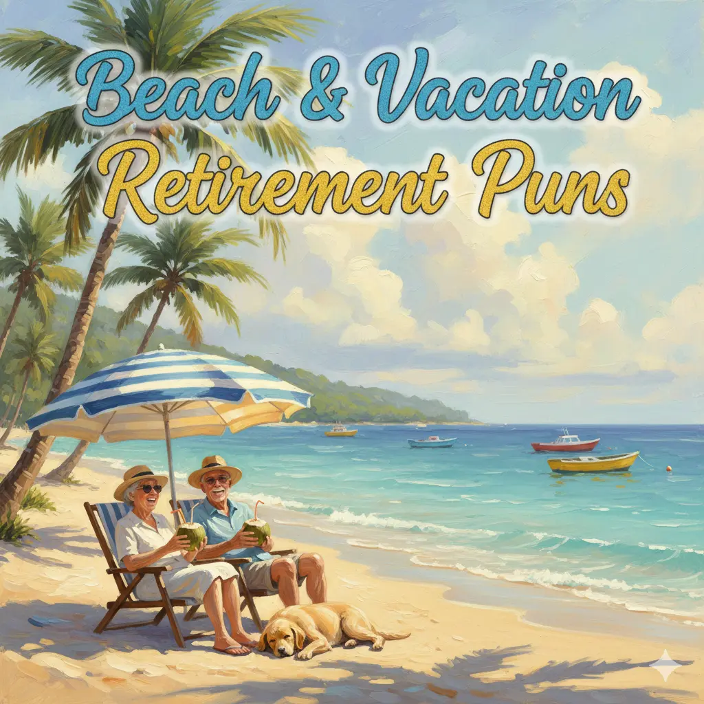  Beach & Vacation Retirement Puns