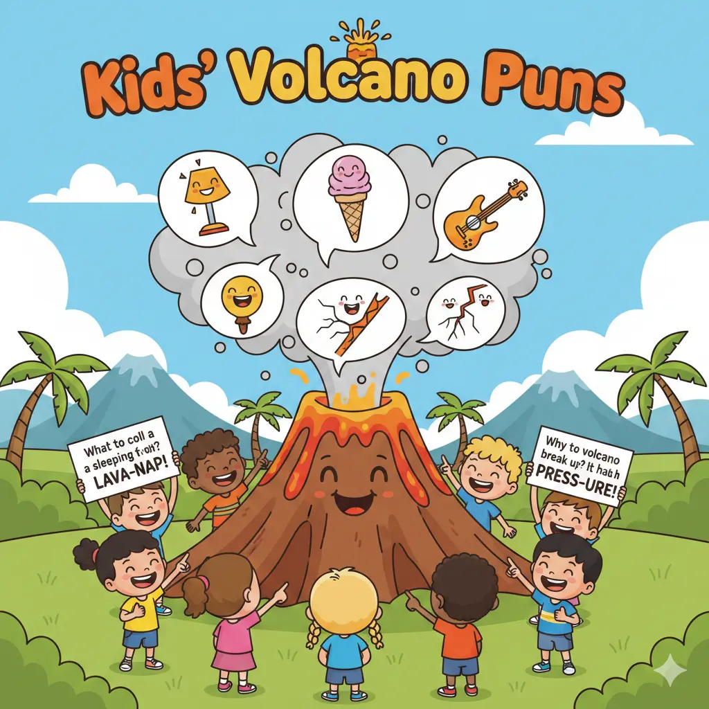  Kids’ Volcano Puns